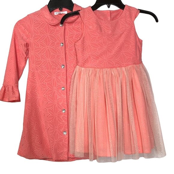 NANNETTE GIRLS 2 PIECES SET DRESS & COAT OUTFIT SIZE 6 NWT‎ - Picture 2 of 10